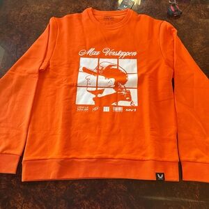 Max Verstappen Orange Crewneck Sweatshirt